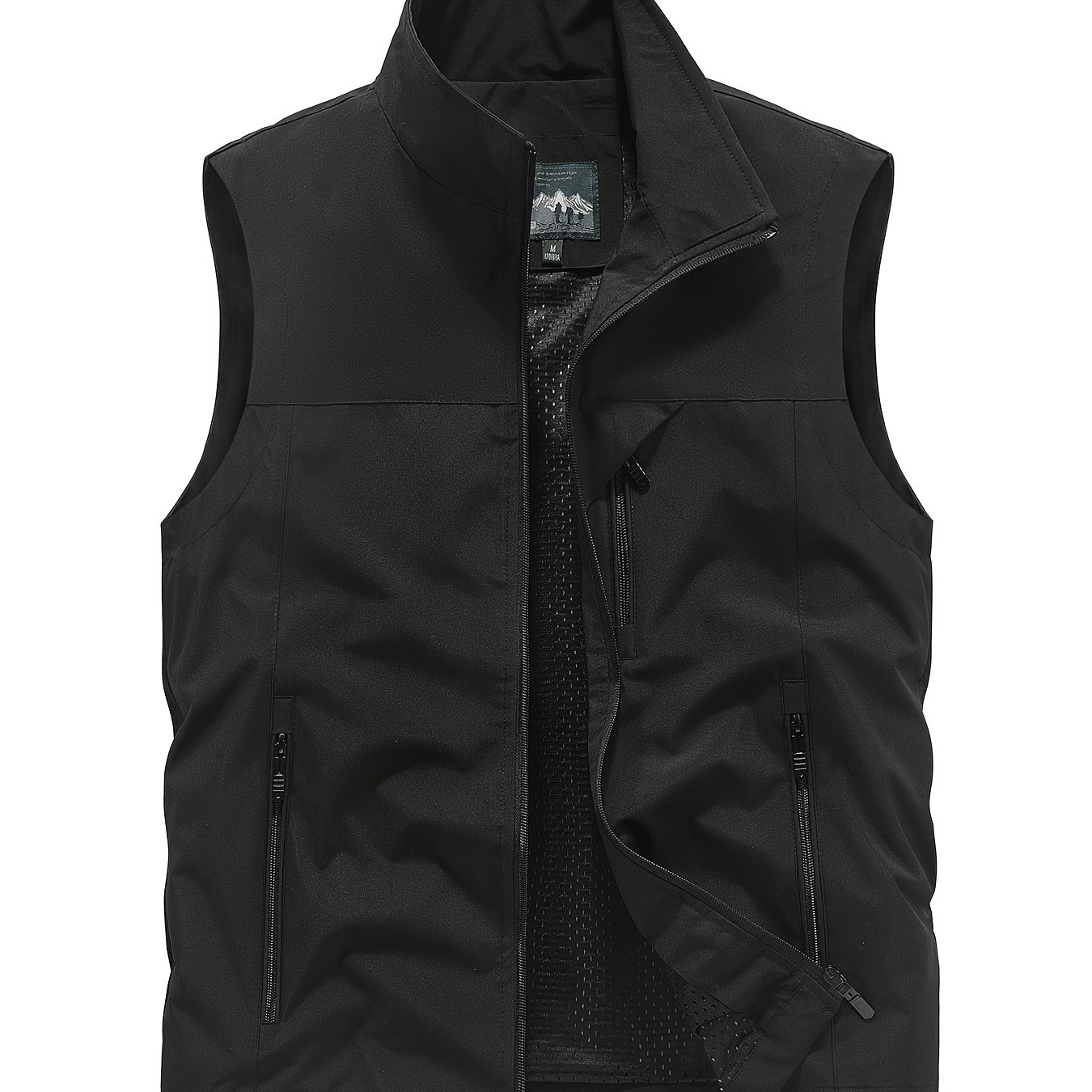 TEMU Gilet de randonnée d'extérieur pour hommes grandes tailles, nouveau printemps été automne, cadeau de fête des pères pour papa, gilet utilitaire