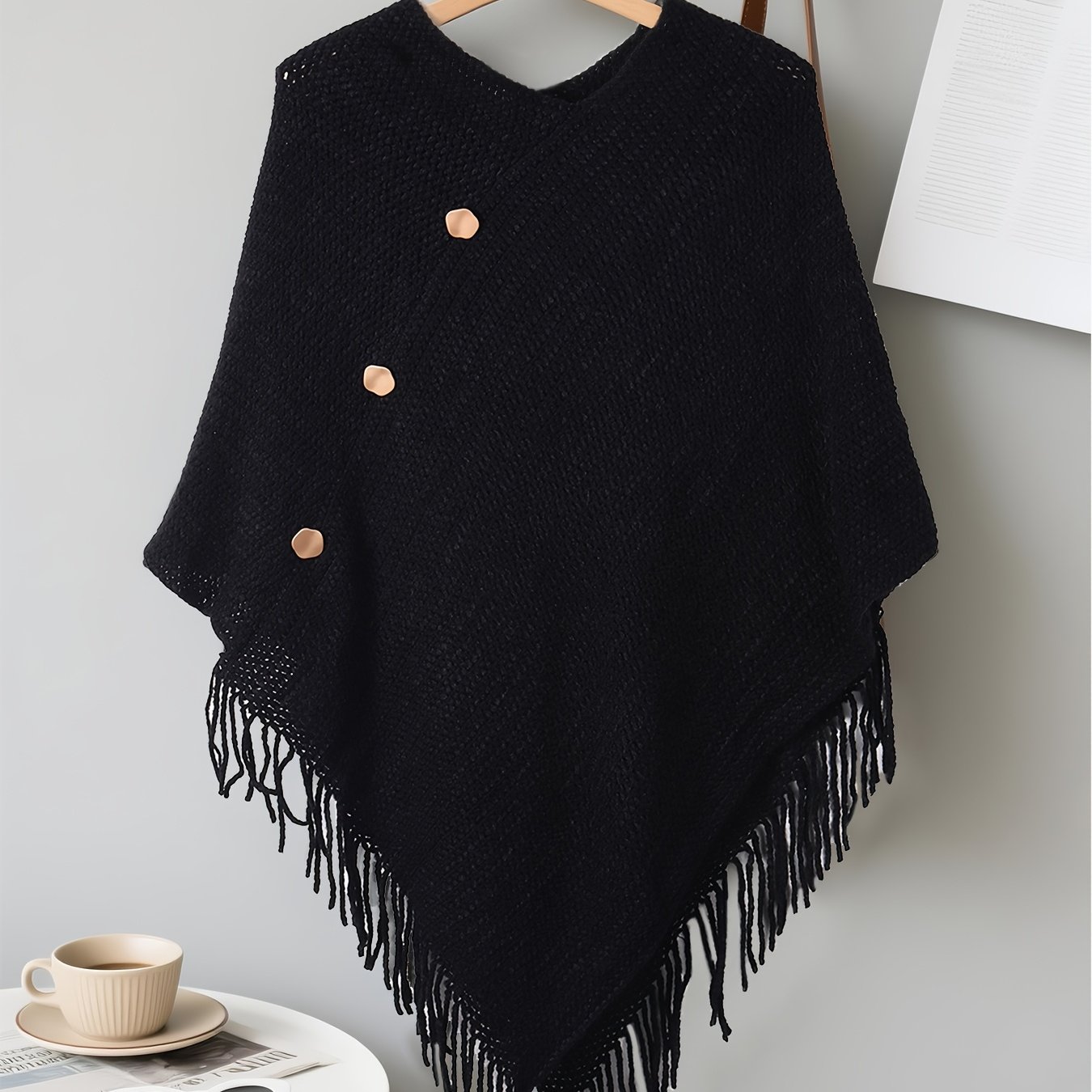 TEMU Plus Size - Plus Size - Fashionable Plus Size Women's Shawl, In Multiple Colors, Suitable For And Travel A Fashionable Item Soft, Comfortable,