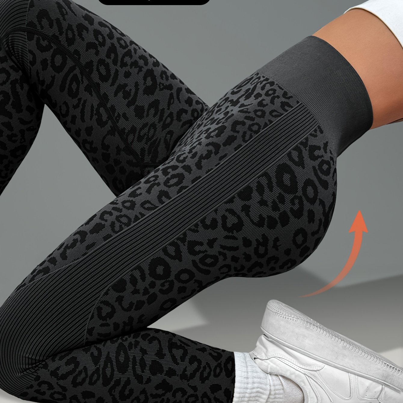 E-shop Leopard Yoga Hose für Damen mit elastischem Bund - Dehnbare, atmungsaktive Leggings für Fitnessstudio, Workouts und Freizeit -