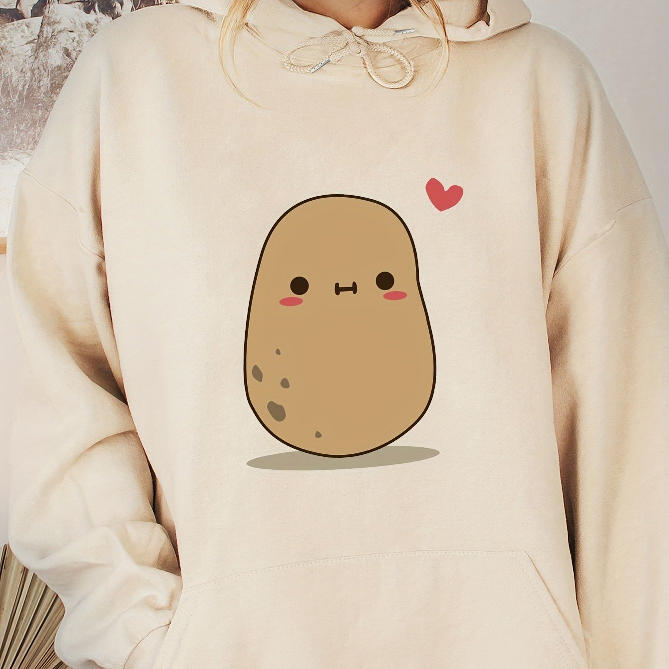 Cute potato online hoodie