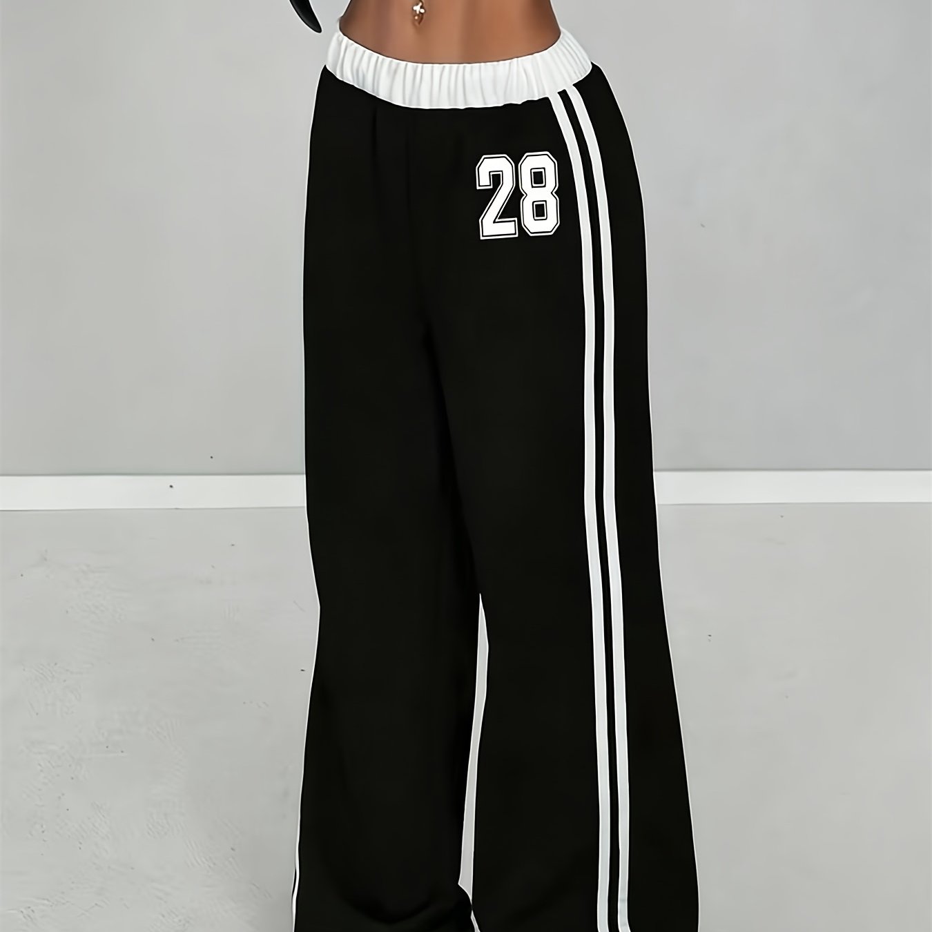 Image of Girls' Casual Versatile Trousers For Spring, Summer And Autumn, 28 Print, Suitable For Outdoor Adventure Sports Pants