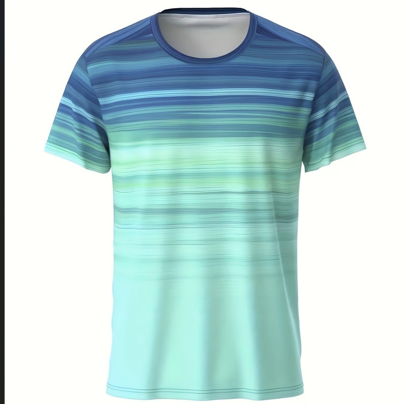 TEMU Middle East Men's Shirt, Sporty And Fashionable, Crew Neck, Short Sleeve, Regular Fit, , Quick-drying, Breathable, For Fishing, Hiking, Camping,