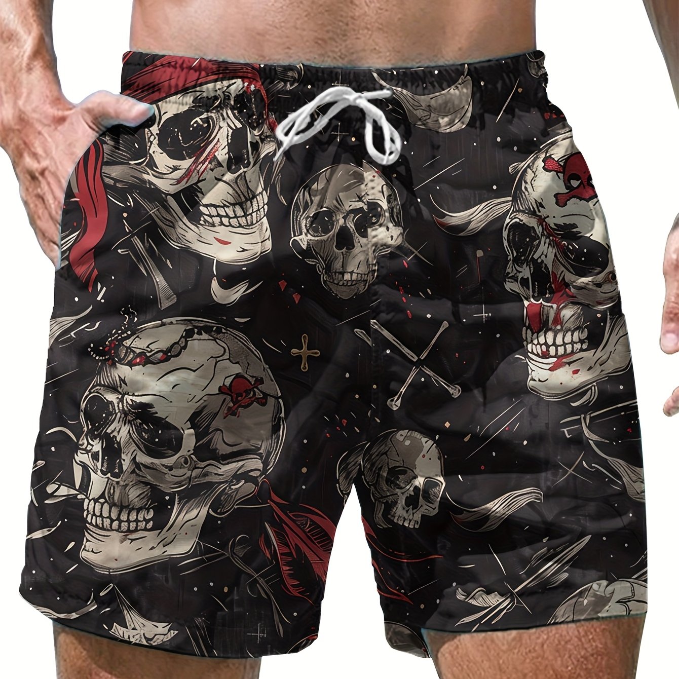 TEMU ¡! Shorts de Playa Geniales y , Pantalones Casuales de Playa con Estampado 3D para las Calles , Modernos y Cómodos para Vacaciones en Hawái o ,