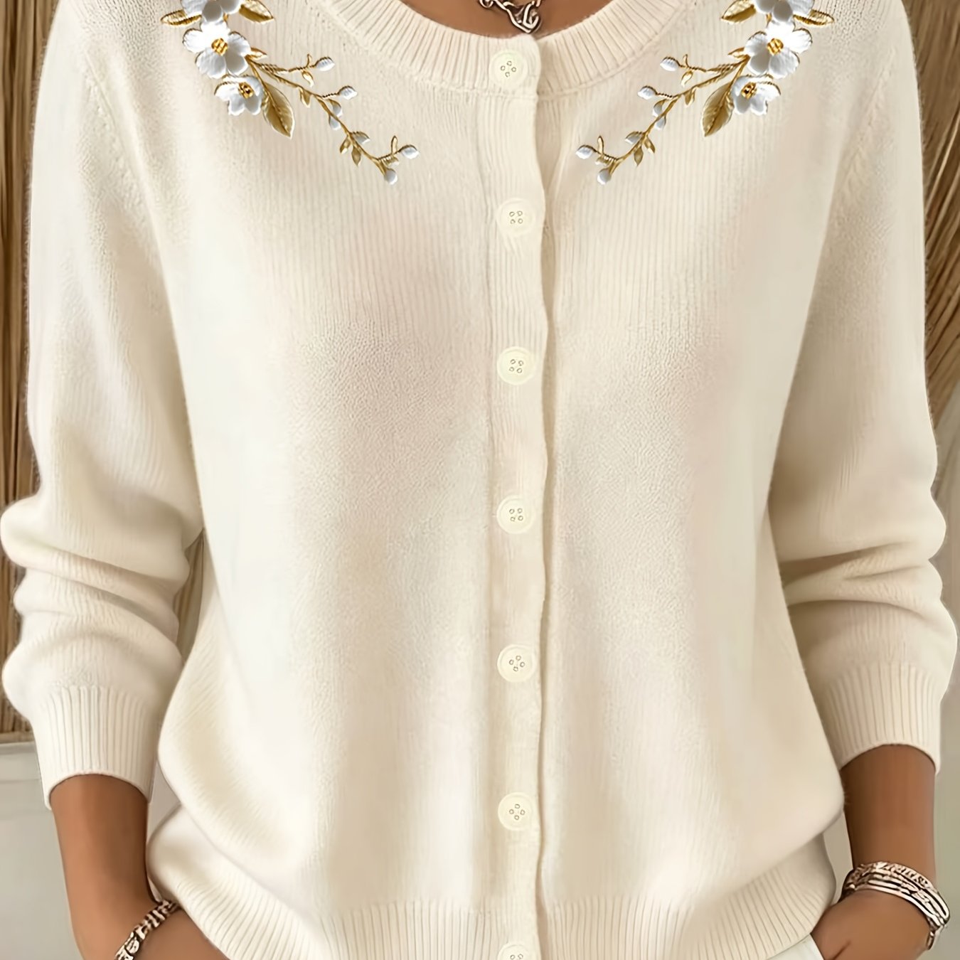 TEMU Nouveau cardigan-veste tendance pour femme automne/hiver, pull-cardigan à manches longues, confortable et à , haut polyvalent pour et les