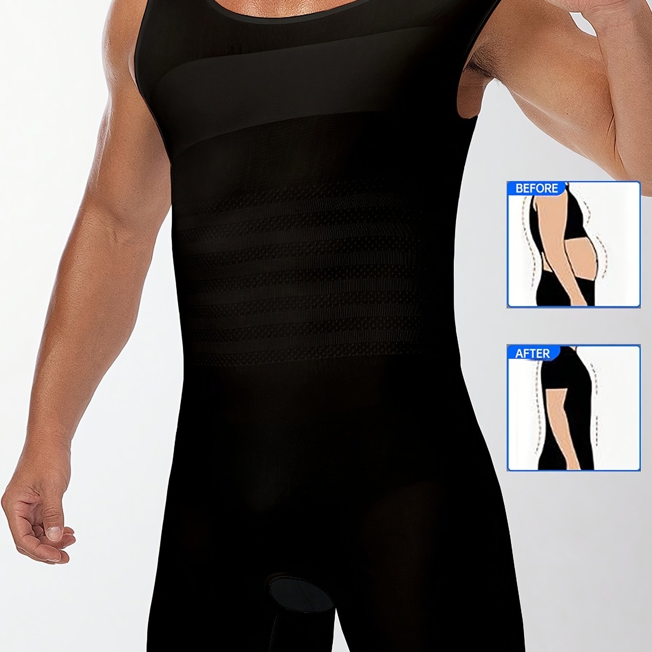 TEMU 's Tight-fitting Bodysuit Designed To Shape The Abdomen And Lift The , Featuring Seamless And For The Stomach, Comfortable For Casual Wear,