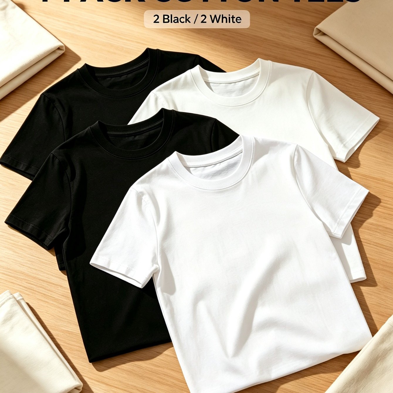 TEMU Voguevessel Men's T-shirts (4pcs): Unisex Pure Cotton T-shirts Featuring A Casual Short-sleeve, Crew-neck Design. Soft, Comfortable,