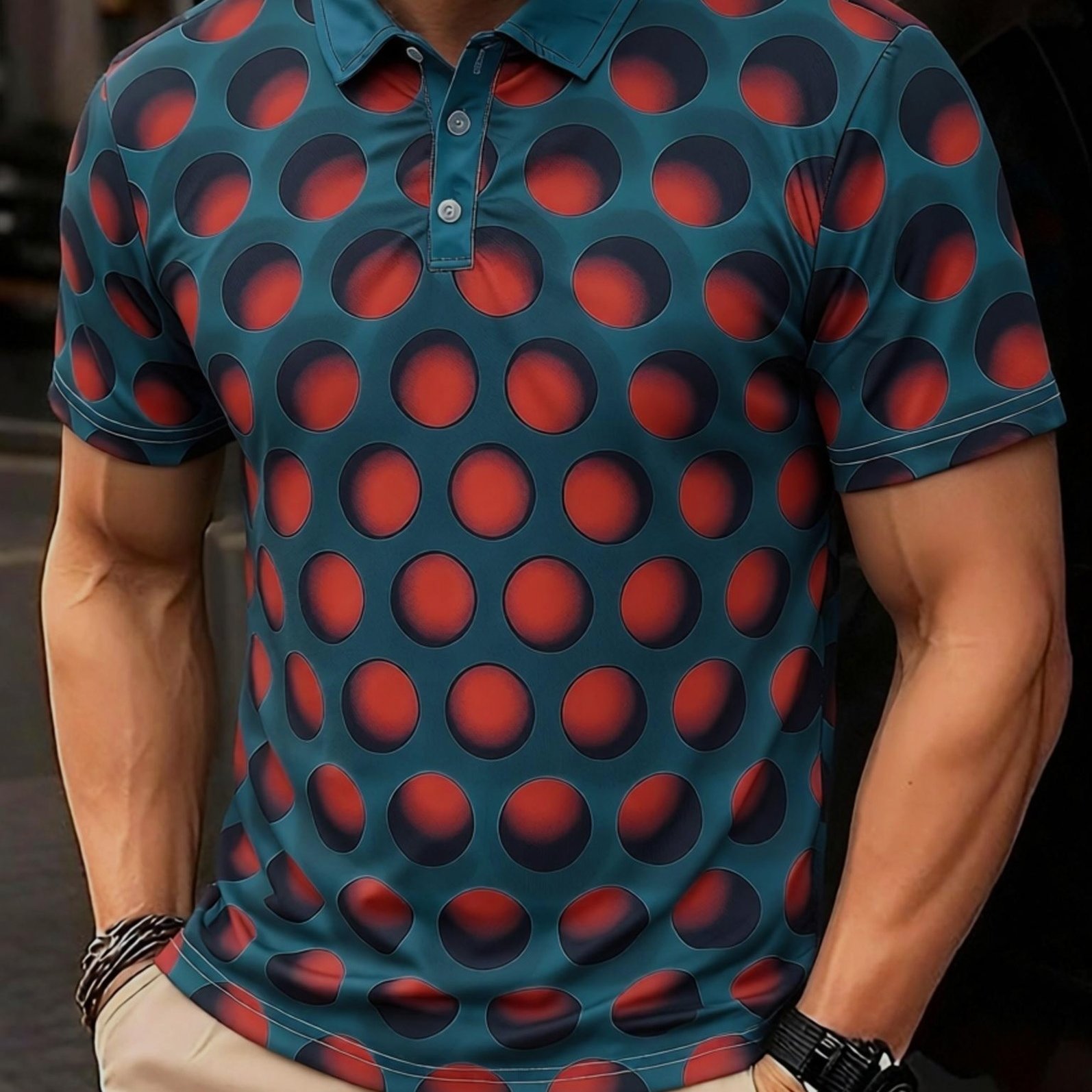 TEMU Print Design â Not Textured Vintage Striped Lapel Casual Comfortable Spring/summer Short-sleeve Shirt For Business & Home