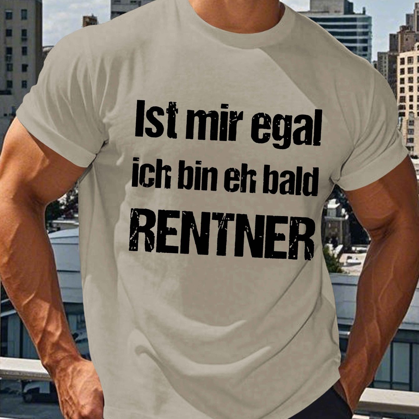 Fun German Men's Short Sleeve T-shirt Summer T-shirt Top