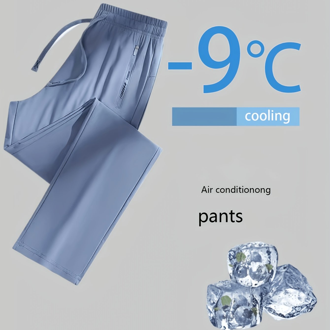 TEMU Dames Casual Sneldrogende Sportbroek met Ritssluitingzakken, Verbeterd Elastisch Comfortmateriaal, Ademend, Lichtgewicht, en met Elastische