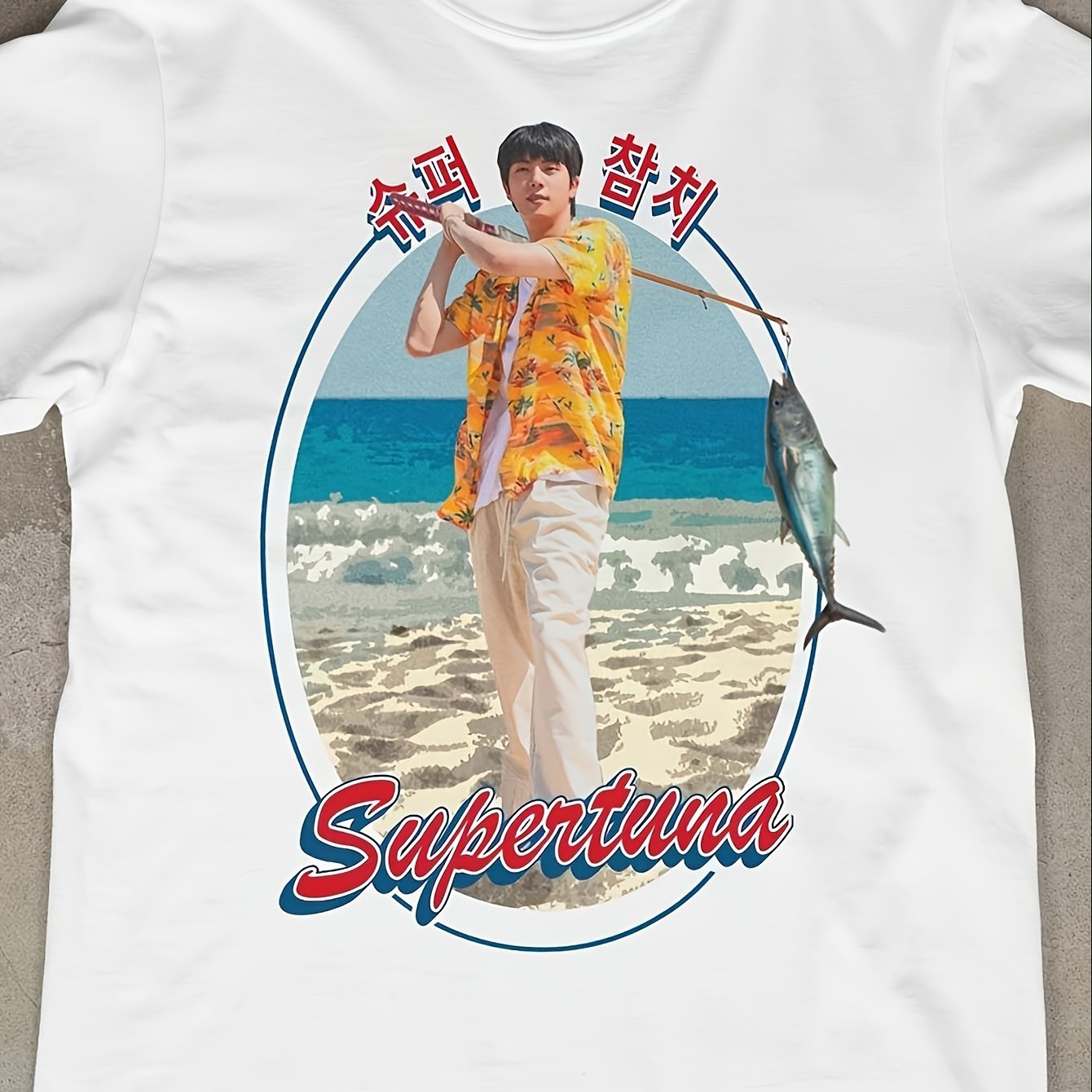 Men's And Women's High- Featuring Style Jin Supertuna Graphic T-shirt, Designed For Fashion- Individuals