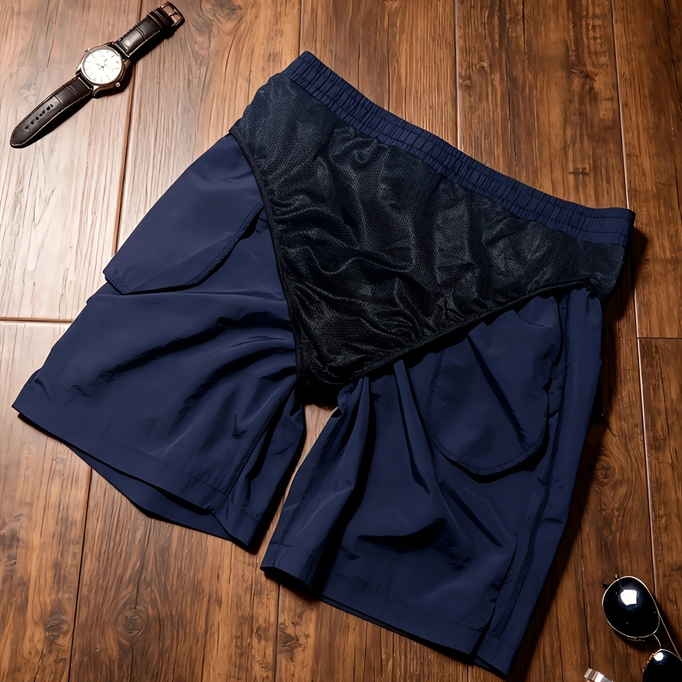TEMU Men's Summer Shorts, Casual Sportswear, Quick-dry Breathable Shorts For Running, Fitness, Cycling, Walking, Swimming, Outdoor Activities.