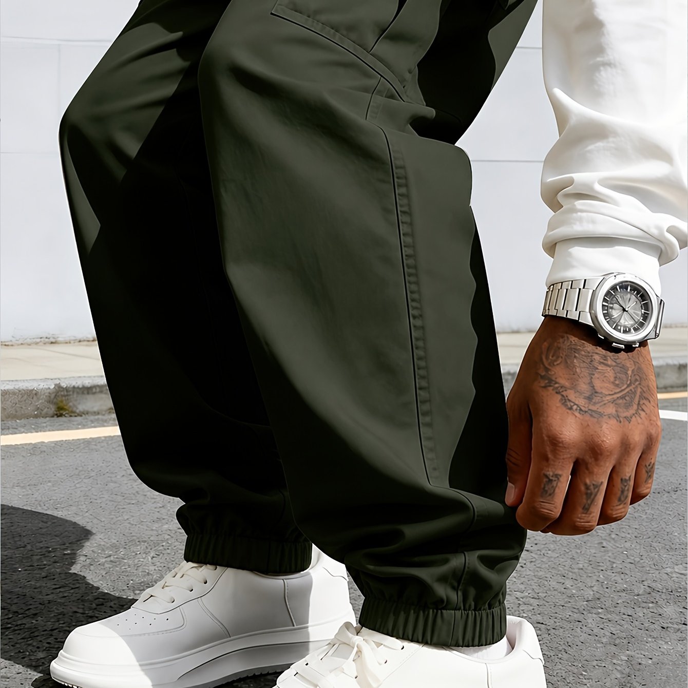 TEMU Trousers For Men High Quality | We Have A Large Stock Of Items. Men's Casual And Fashionable Work Pants Are Loose-fitting With Pockets. Are