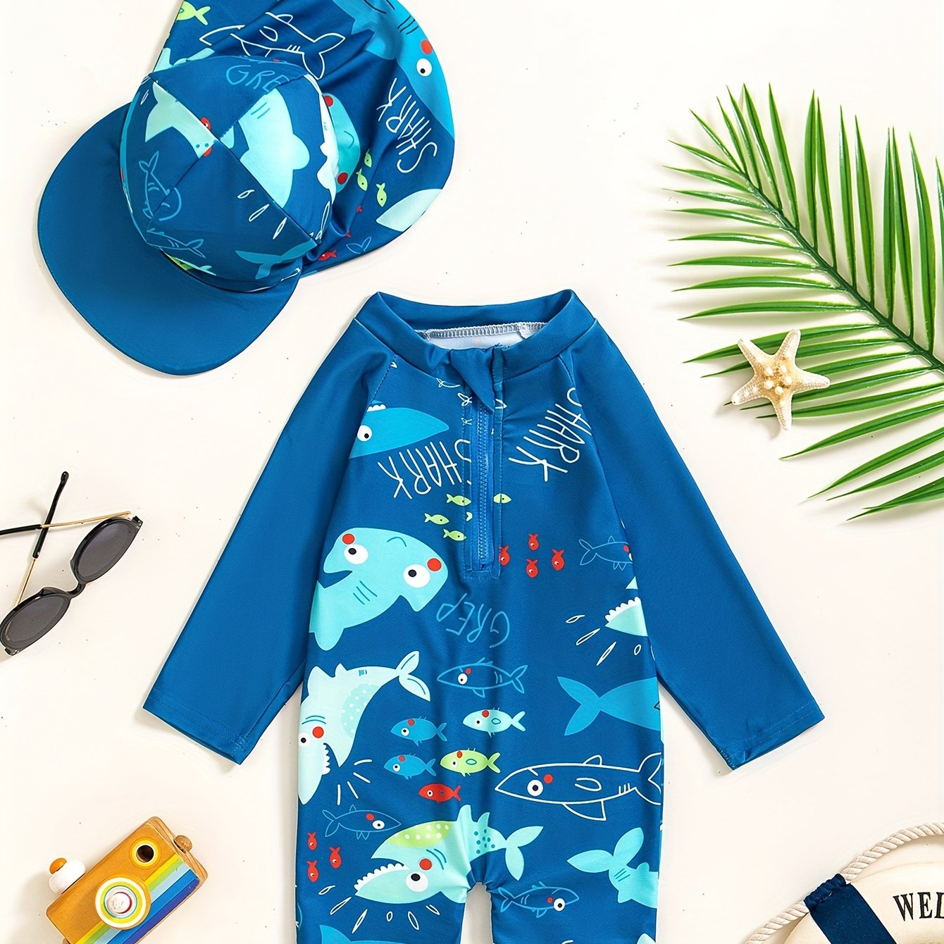 -piece Swimsuit, Swimsuit, Children's Swimming Pool, Beach Stretch, Boys And Gilrs Clothes