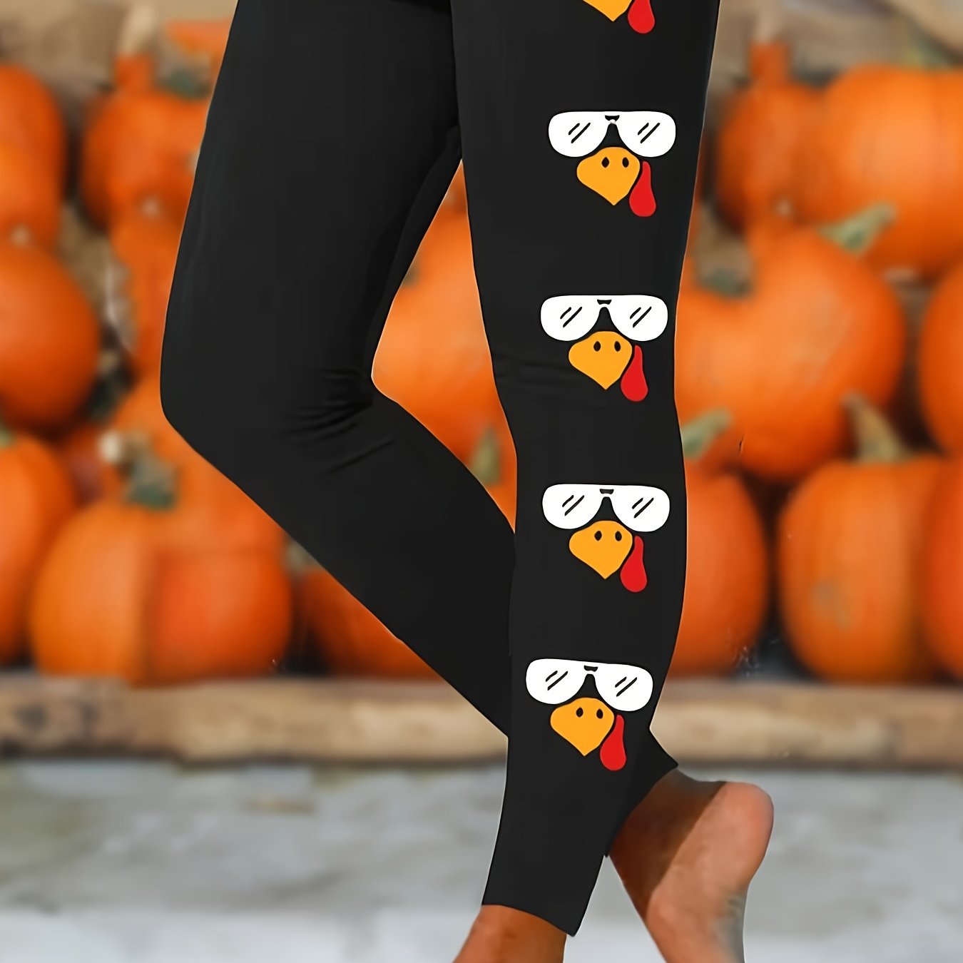 Temu – TEMU Printed Leggings, Women’s Printed Tights, Fashion Casual Everyday Leggings