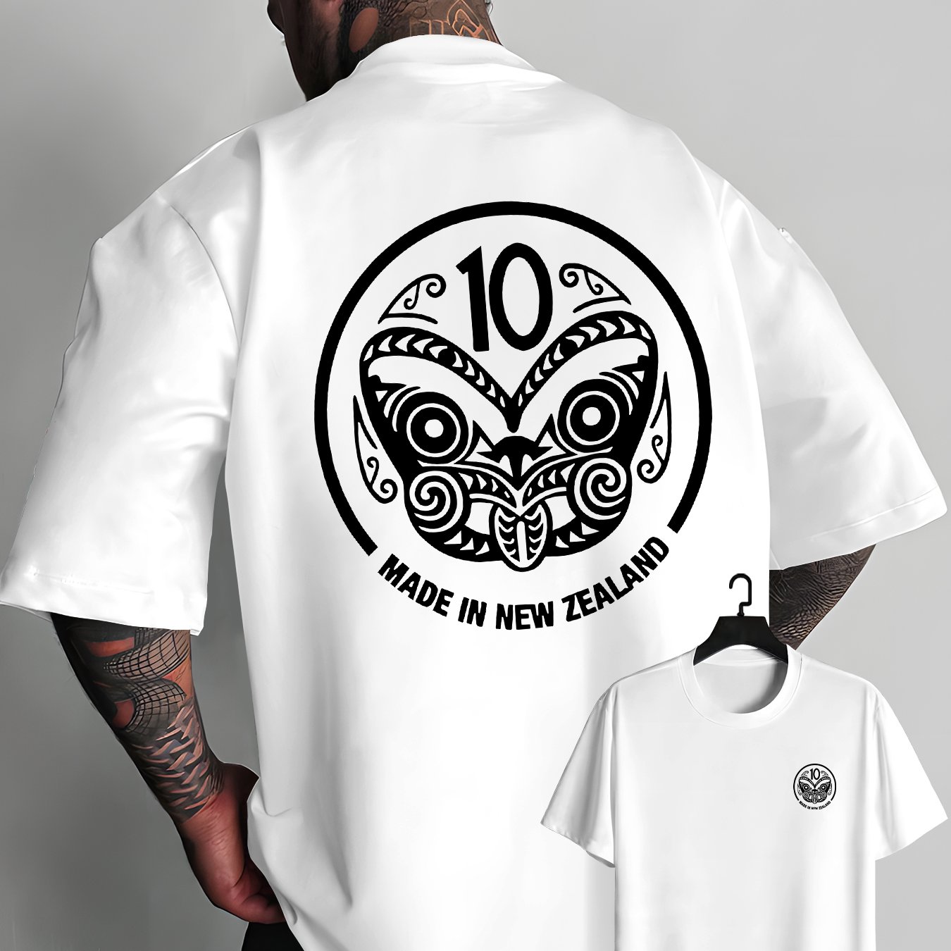 TEMU Men's Summer Short Sleeve T-shirt With Print - Round Neck Casual Shirt, , Machine Washable Breathable Fabric Suitable For Daily Wear, Office &