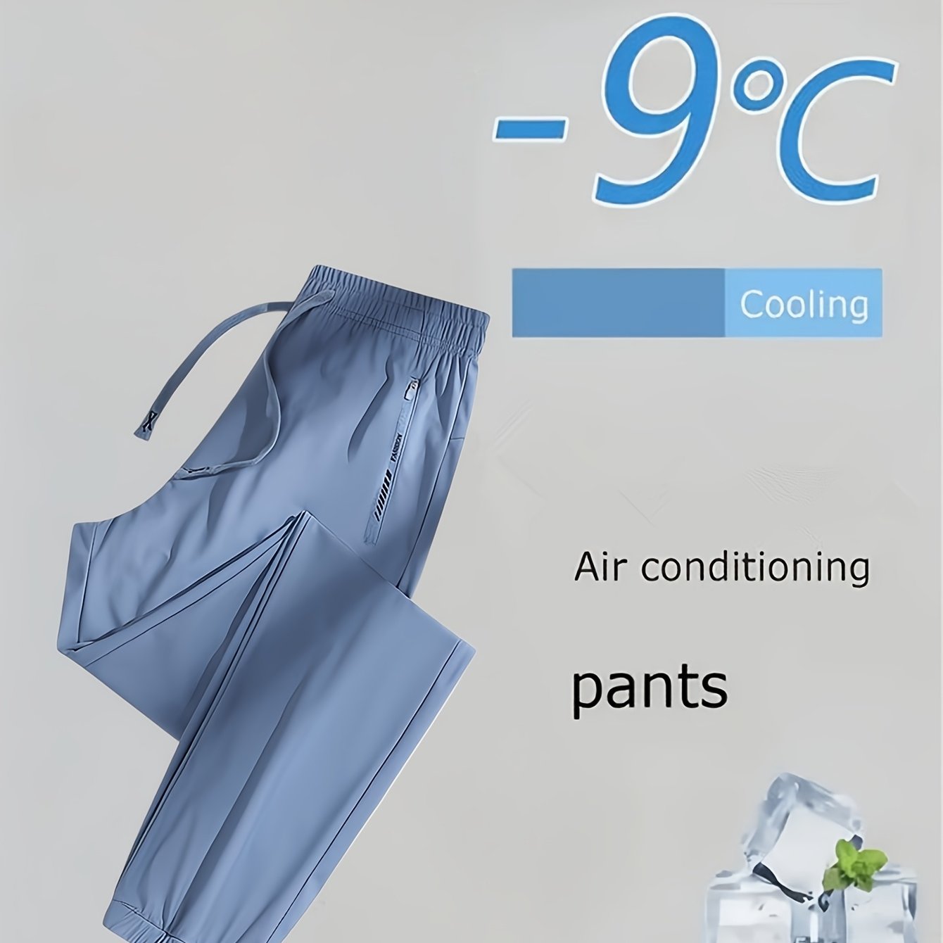 TEMU 1 Pantalón Deportivo para Mujer - Tejido de Fibra de Elasticidad, Cintura Elástica con Cordón Ajustable, Bolsillos , Pantalones Largos de Corte