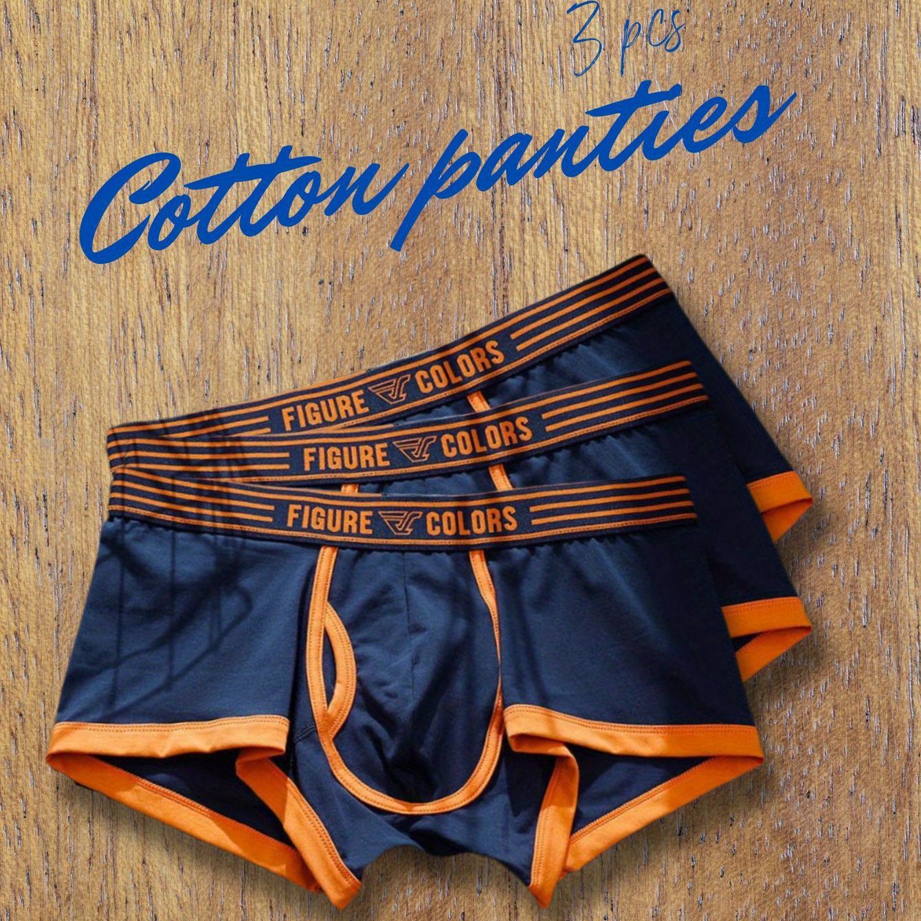 Men's Cotton Breathable Soft Comfy Stretchy Boxer Briefs - Temu
