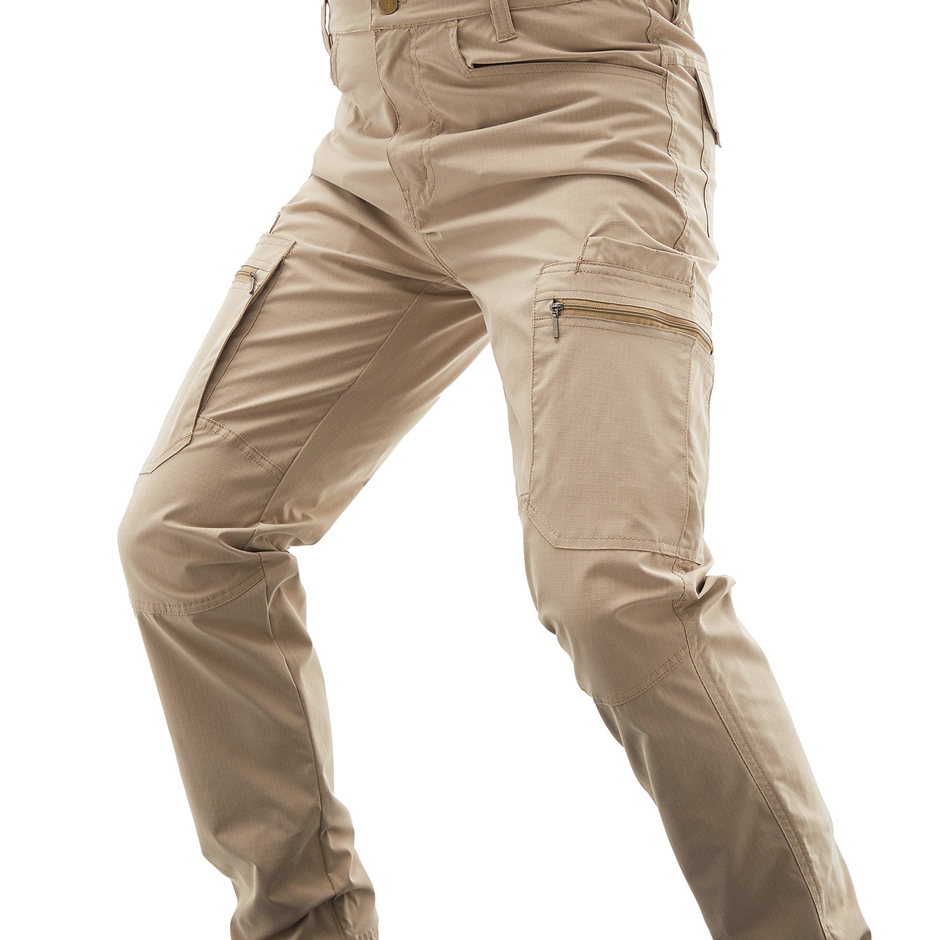 Image of Large Size Men's Outdoor Multi-pocket Tactical Overalls Are Suitable For Outdoor Leisure Activities Such As Camping, Hunting, Mountaineering, And Fishing, Plus Size