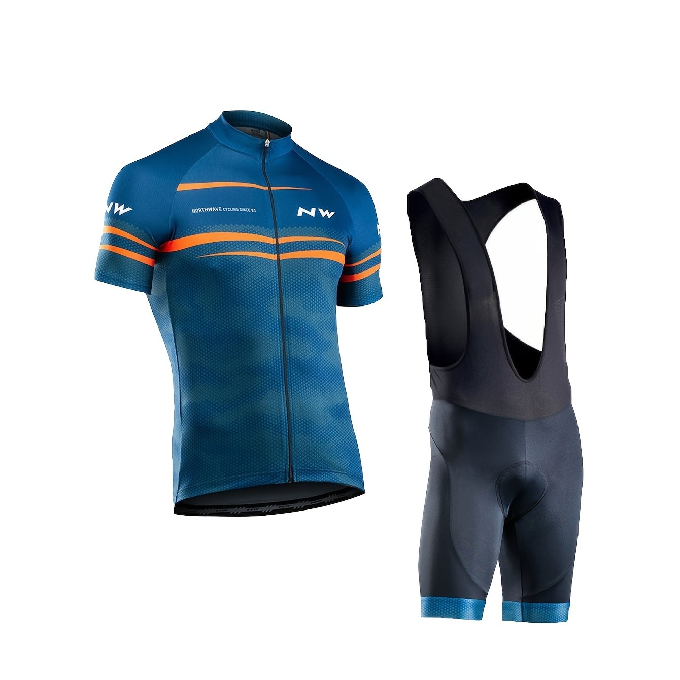 Men's Short-sleeved Shorts Cycling Suit Outdoor Sports Cycling Short-sleeved Top And Shorts
