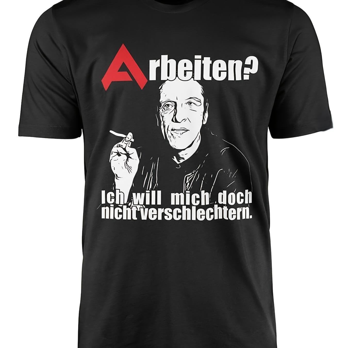 Image of Arno Deteriorating Jobless Office Assistance Funds T-shirt For Outdoor Activities, Breathable For , Crew Neck, Slightly Stretchy, Regular Fit With