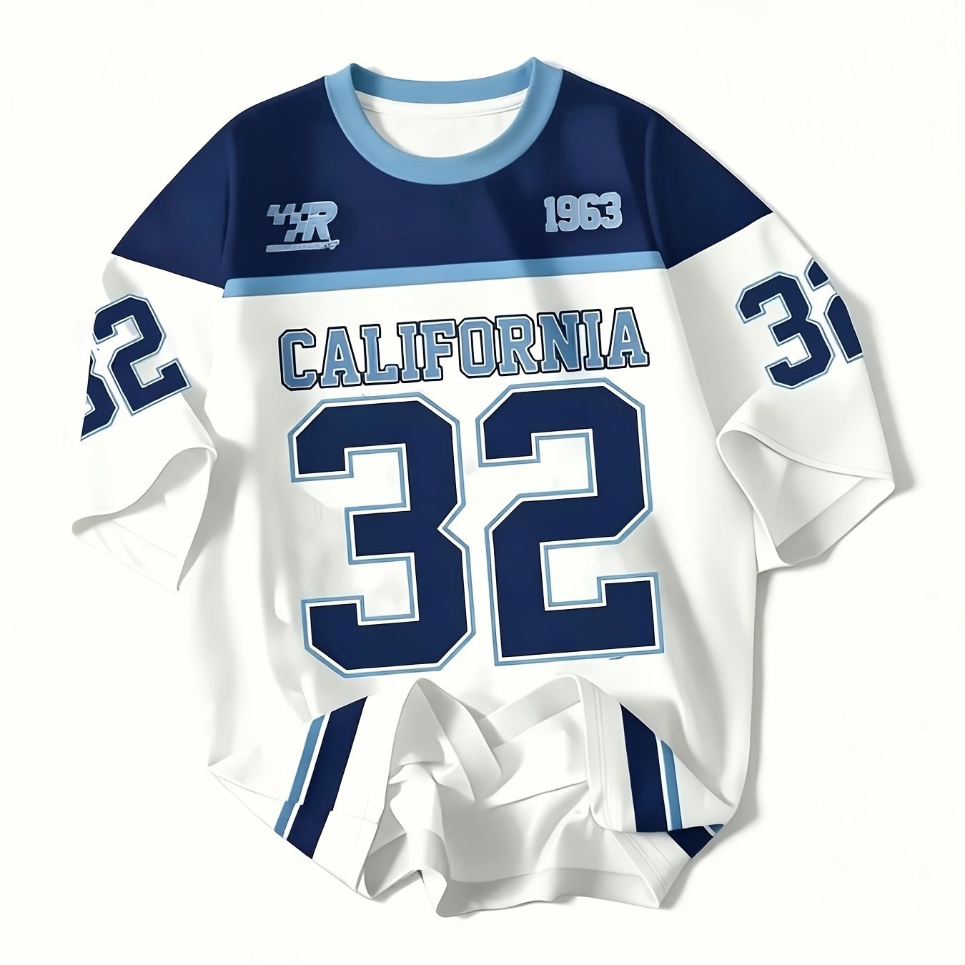 TEMU Boys' Casual Crew Neck T-shirt With A 