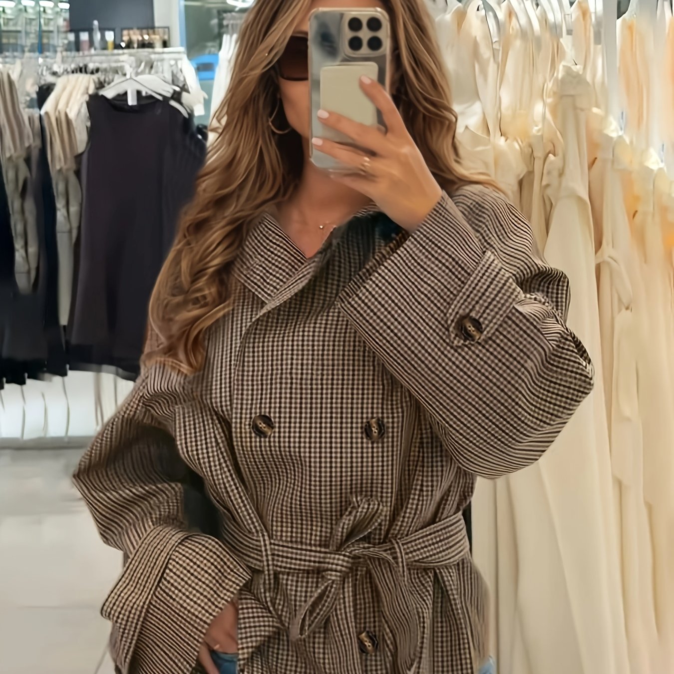 TEMU 2026 Neue Damen Top Jacke, Mantel, Herbst Winter Neu, Freizeit Pendler Kleidung, Bürokleidung