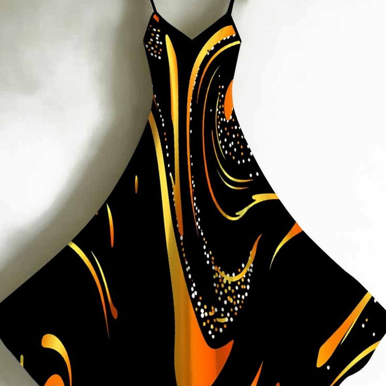 Women's Halter-neck Tank Top Dress With Printed Fashionable Patterns. Elegant Women's Dress Suitable For Parties, Casual , And Elegant Resort Wear. Essential Women's And Must-have For Women.