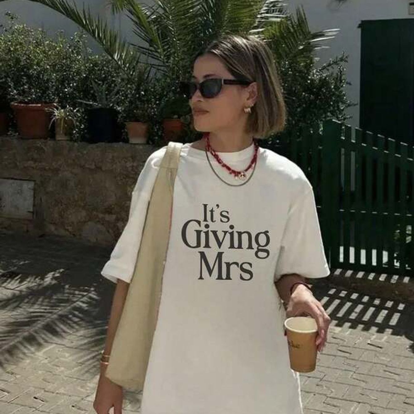 TEMU Its Mrs Tshirt - Bride To Be Shirt | Engagement Top | Bachelorette Outfit | Women's Summer Print Round Neck Short Sleeve Casual T-shirt Graphic