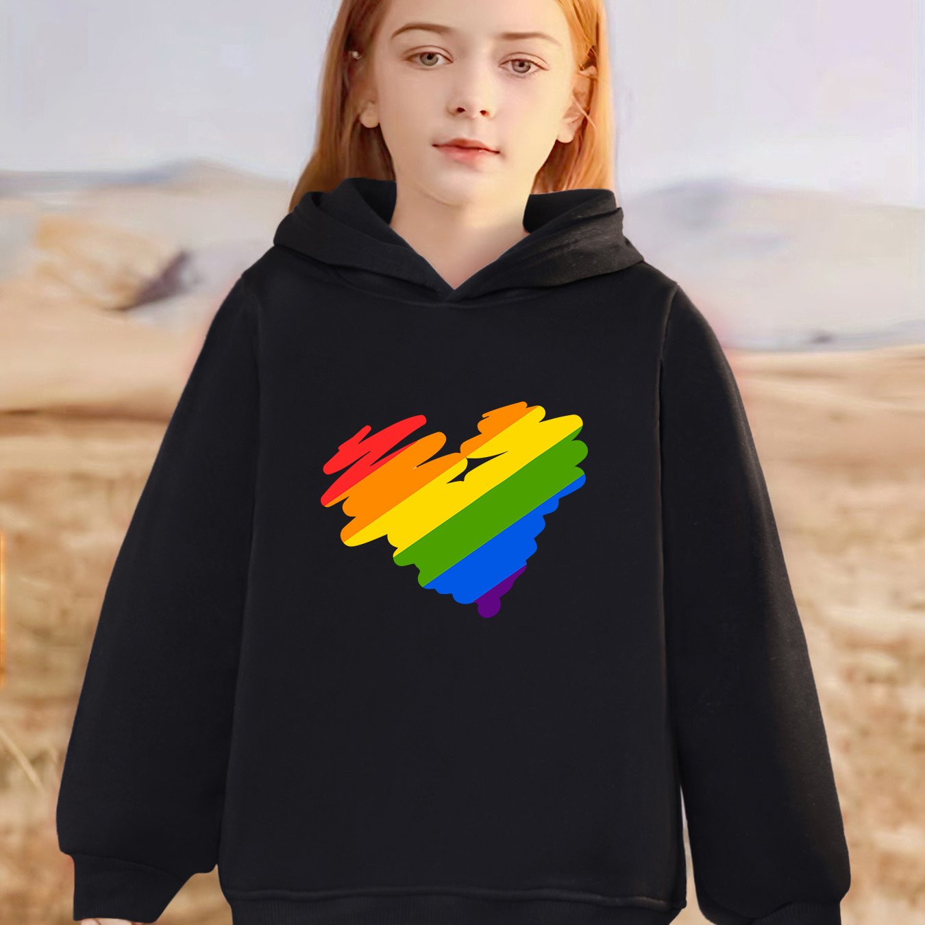 Sweatshirt Enfant Fille Imprimé Citrouille Halloween | Manches Longues, Confortable, Pour école, Loisirs, Quotidien