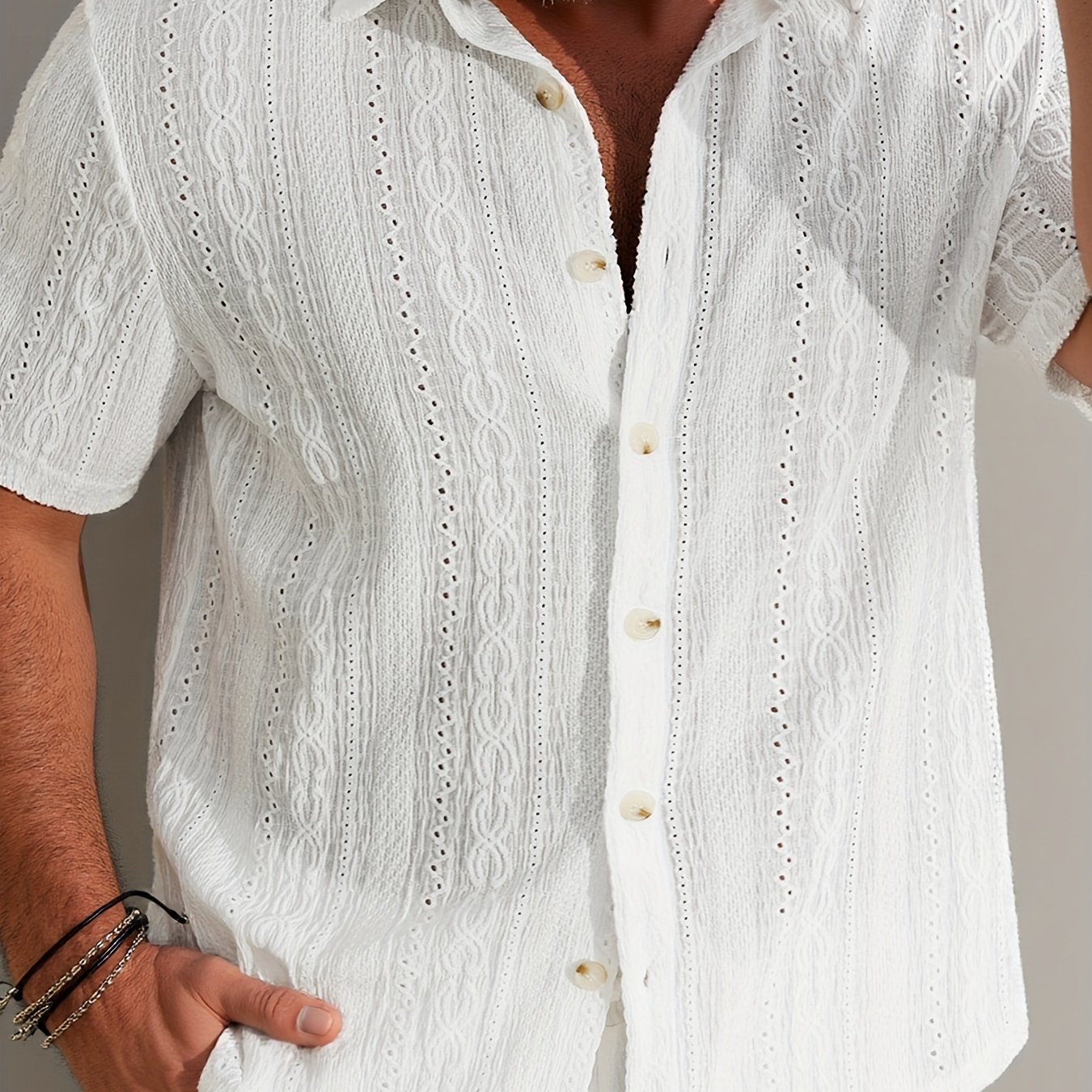Darwin Men's New Lightweight Comfortable Breathable Casual Easy Trendy Shirt, Plus Size