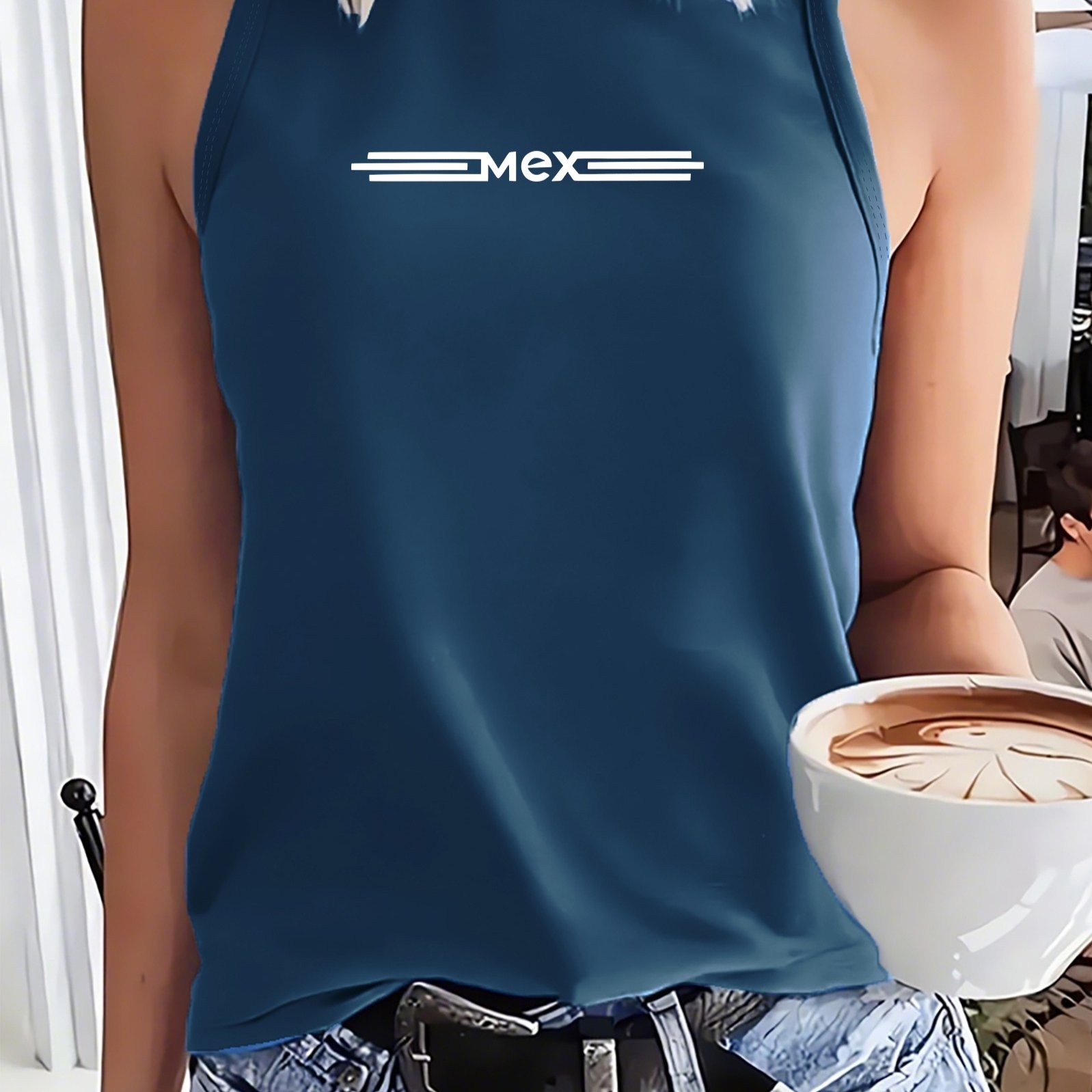 TEMU Y2k, Women's Sleeveless Vest, Easy And Fashionable, Casual Fashion, Women's Spring Summer Casual Wear S, M, L, Xl, Xxl