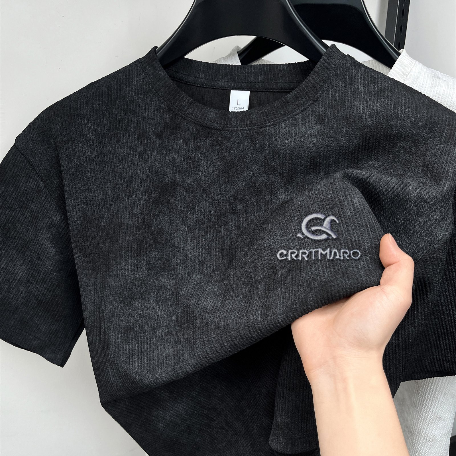 TEMU Crrtmaro Men's T-shirt Classic Short Sleeve Stand Collar Men' Color Casual T-shirt Outdoor Casual Men's Wear Easy May