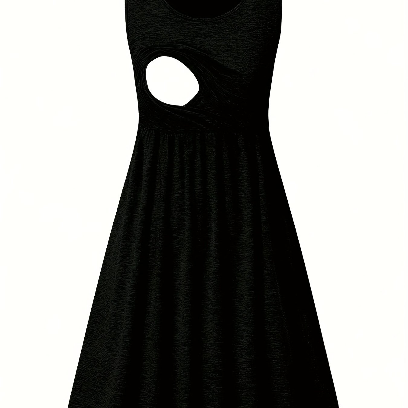 Women's Maternity Casual Nursing Dresses Sleeveless Comfy Breastfeeding Dress