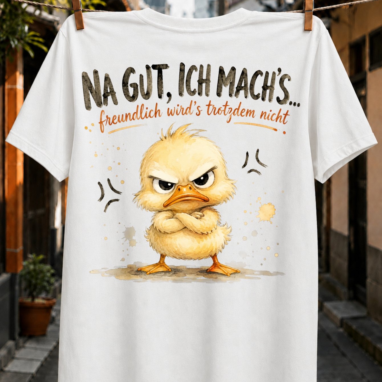 Image of With German Na Gut Ich Freundlich Wirds Trotzdem Nicht Humor Slogan Unisex All T-shirt