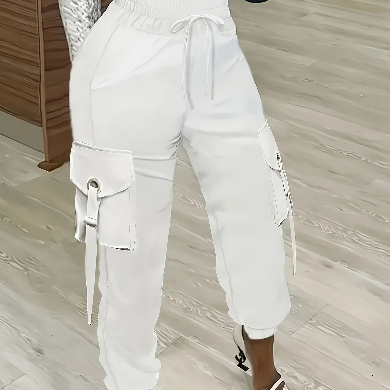 And Autumn Tapered Pants, Casual Drawstring Long Trousers, Women's Clothing