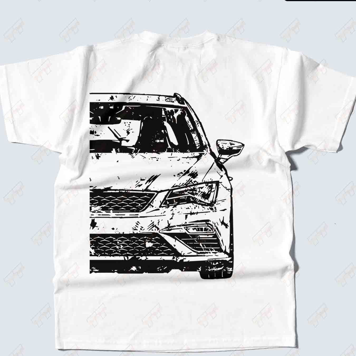 5f St Facelift Car Tuning T-shirt - 100% Cotton Short Sleeve Tee With Back Print Suitable For Car Enthusiasts, Casual Round Neck Shirt For Wear, Machine Washable For - Driving Apparel