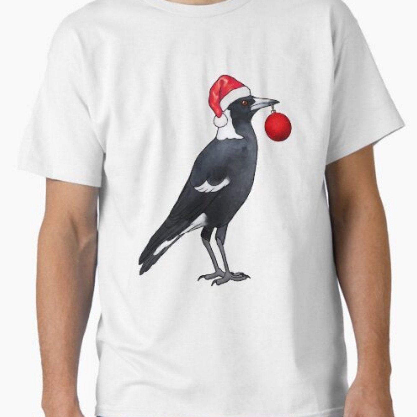 TEMU Festive Magpie Classic T-shirt