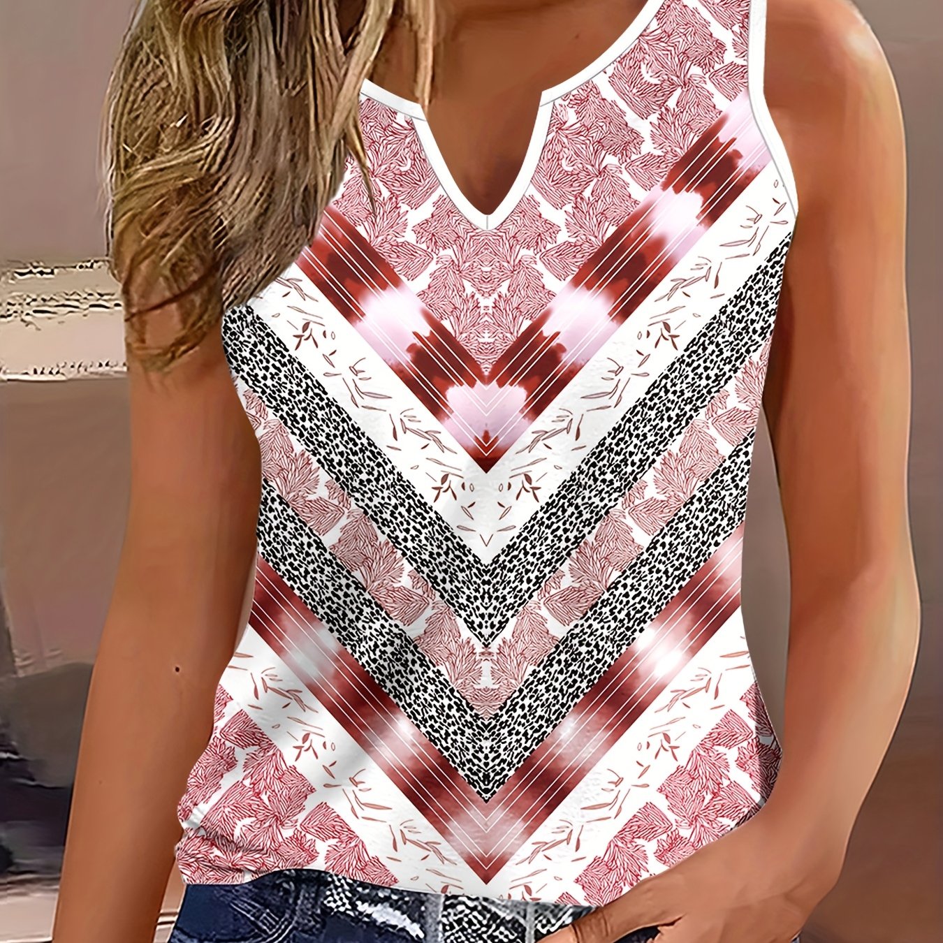 Western Fashion Women's V-neck Vest