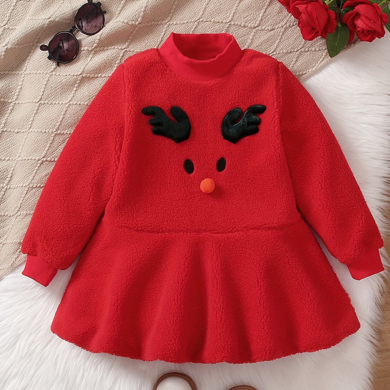 Baby girl red deals sweater dress