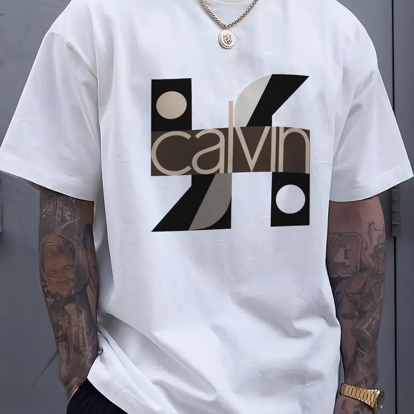 TEMU Men's Graphic T-shirt- Black