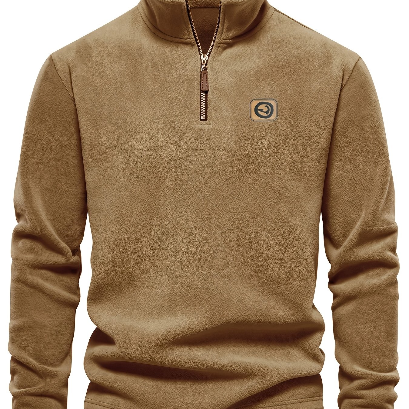 TEMU Men's Stylish And Comfortable Fleece Top, And Warm, An Essential Item For Daily , Autumn/winter Essentials