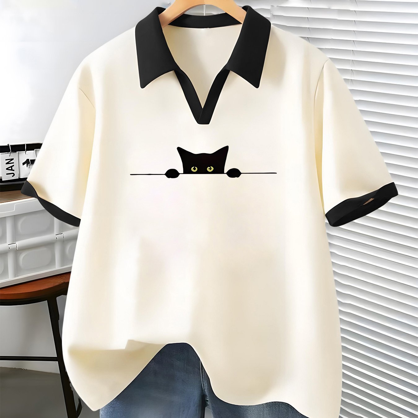 TEMU Women's Fashion Summer Wear, Trendy Women's Short Sleeve Versatile Shirt T-shirt, Streetwear