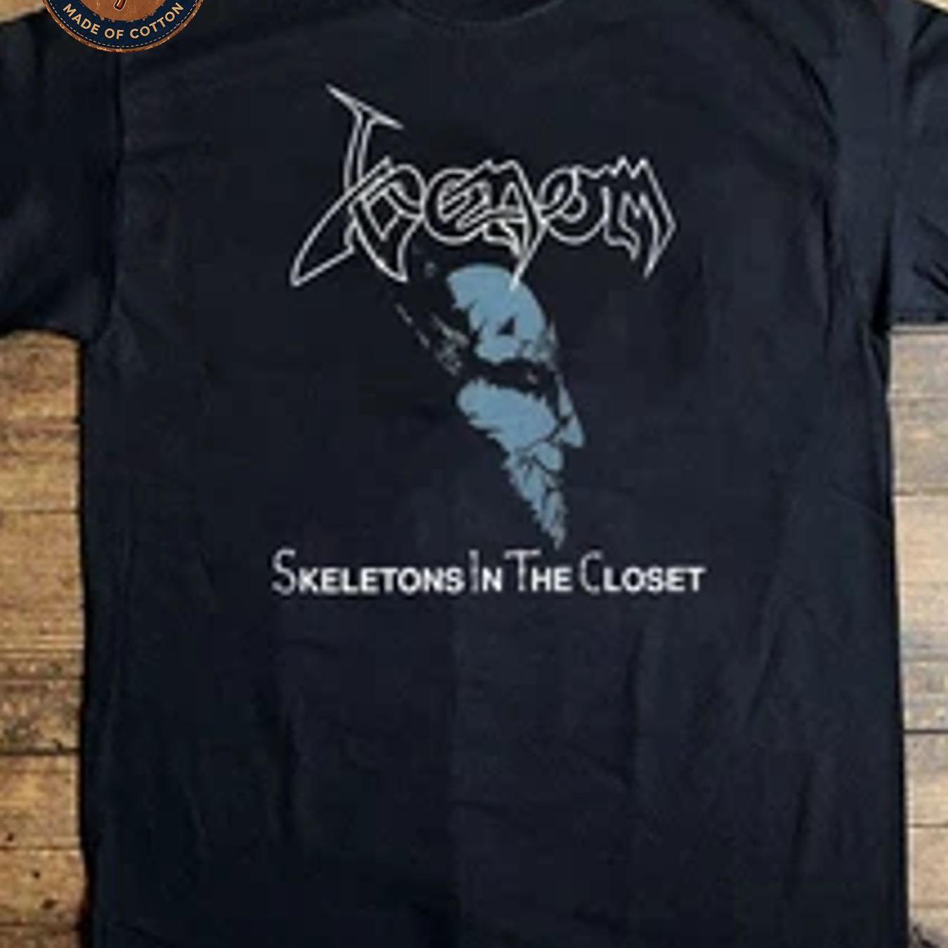 Image of Men's T-shirt Skeletons In The Closet 1993 Graphic Print T-shirt Unisex Casual Breathable Soft Streetwear Summer Everyday Wear Comfortable Sided Daily Printed Round Neck Wearing Family Gift