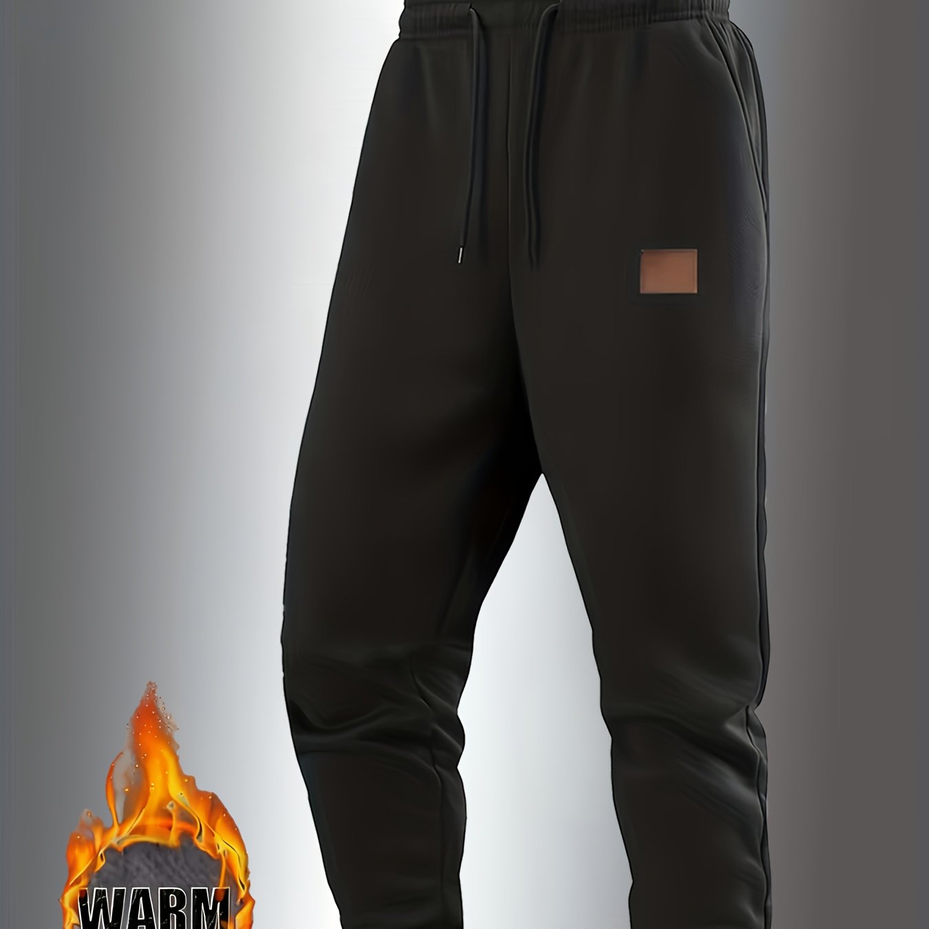 TEMU 1 Pantalón de chándal deportivo casual para hombre. Tela cómoda, fácil y moderno. elasticidad, corte regular con cintura con cordón ajustable,