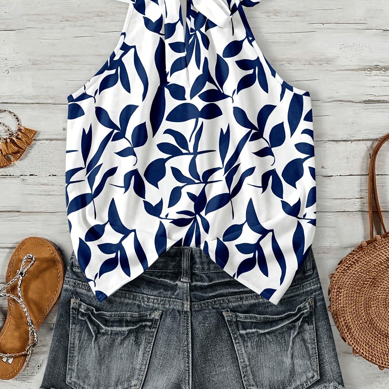 TEMU Women's Cami Vest, Suitable For Spring And Wear, Summer Work Top, Casual Top, Or Tropical Style Top