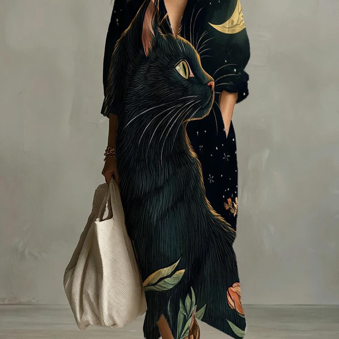 Image of Plus Size, Plus Size-plus-size Women's Shirt Dresses Are An Essential Item For Spring And Summer Casual Wear, And A Perfect Gift For Women