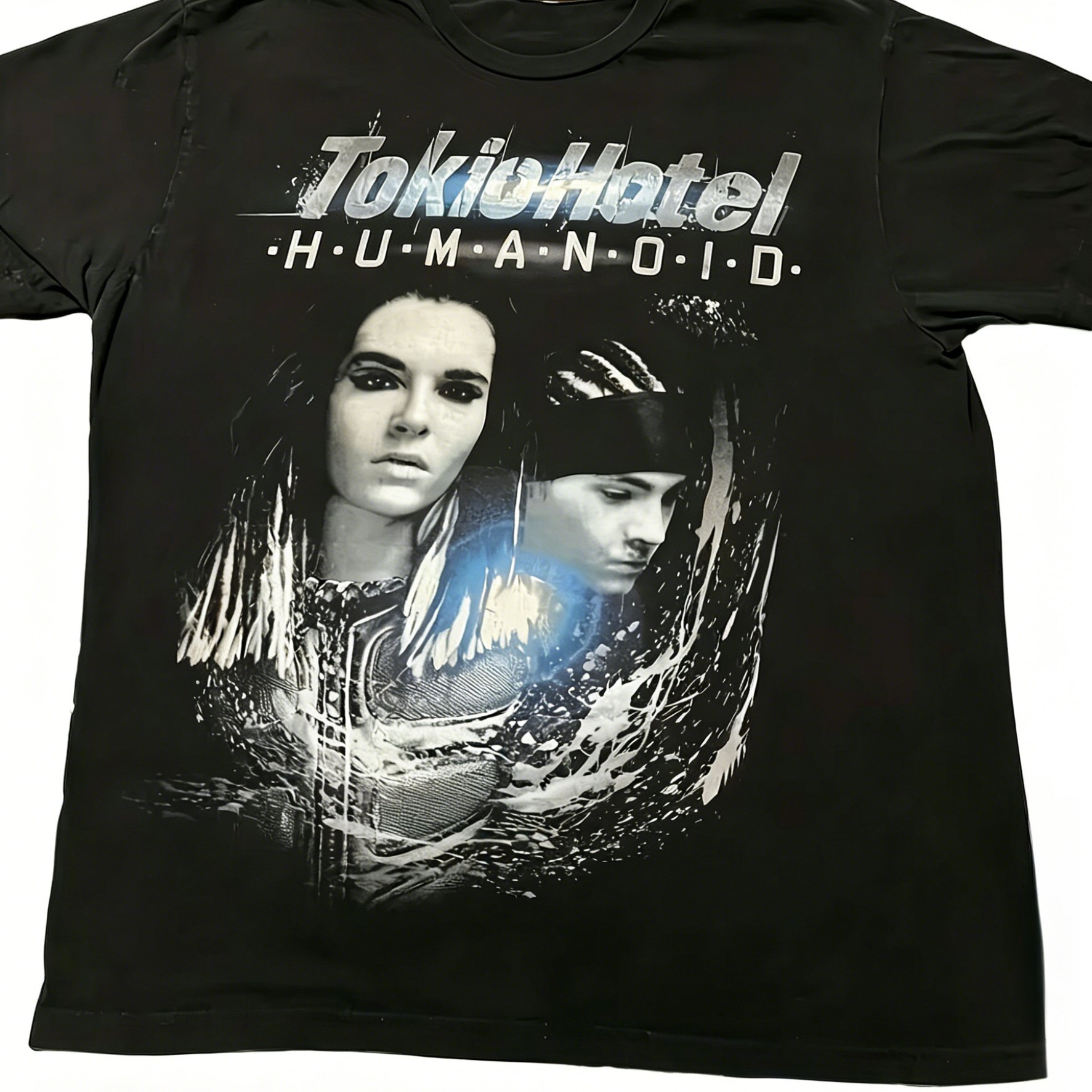 TEMU Men's T-shirt - Band Anthropomorphic Graphic - Merch T-shirt, , Regular Fit Short Sleeve, Machine Washable, Casual Top For Music Lovers