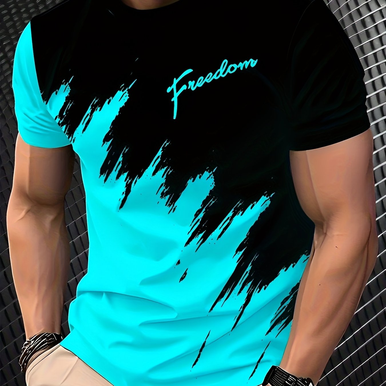 TEMU - Men's Summer Print T-shirt
