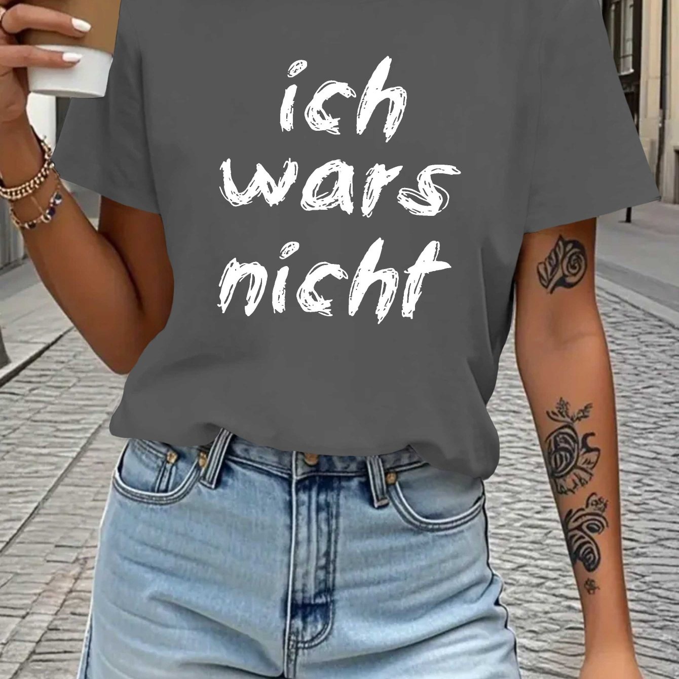 Plus Size - Fun German Fashion Women's T-shirt Short Sleeves