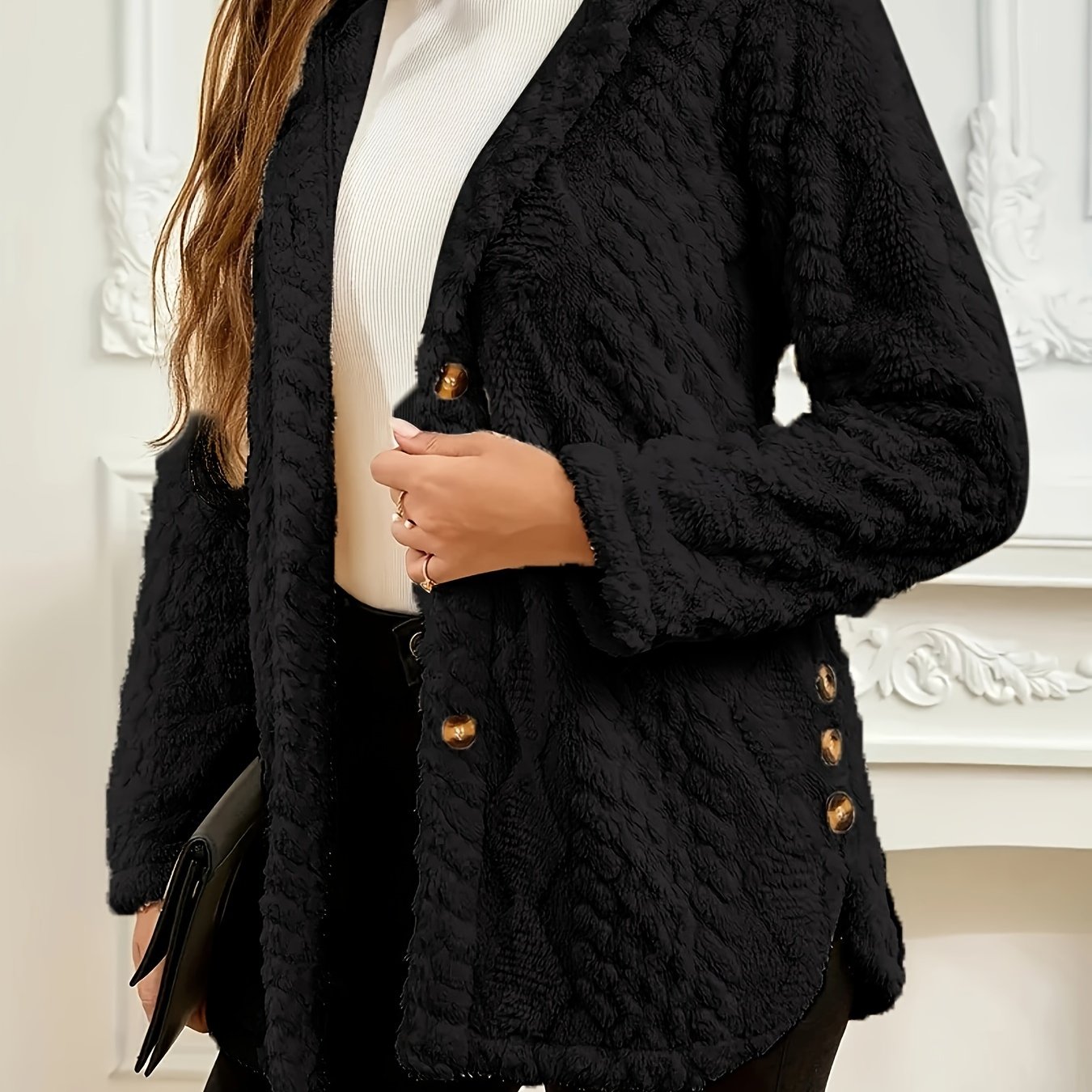 Targeted Fleece Coat 05444